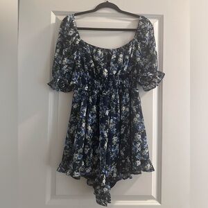 Altard state blue floral romper